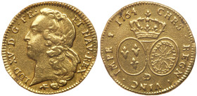 France. Double Louis d'or au bandeau, 1764-D (Lyon). PCGS XF