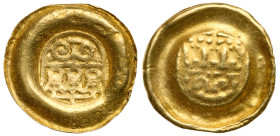 German States: Cologne (City). Gold Strike of Uniface (Bracteate type) Heller, (c.1596). VF