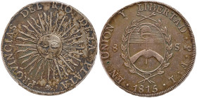 Argentina. 8 Soles, 1815-FL (Potosi). PCGS AU