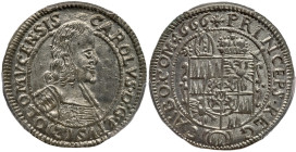 Austria: Olmütz. 3 Kreuzer, 1666. PCGS MS64