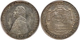 Austria: Olmütz. 20 Kreuzer, 1820. PCGS MS61