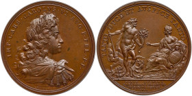 Austria. Bronze Medal, 1712. PCGS MS64