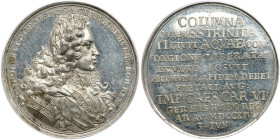 Austria. White Metal Medal, 1714. PCGS MS63