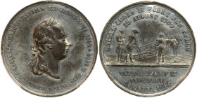 Austria. Tin Medal, 1769. PCGS UNC