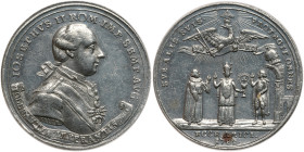 Austria. White Metal Medal, 1782. PCGS XF