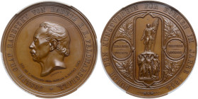 Austria. Bronze Medal, 1858. PCGS SP65