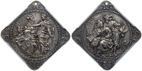 Austria. Silver Klippe Medal, 1886. PCGS MS63