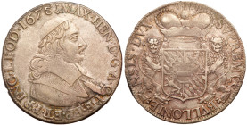 Belgium: Liège. Ducaton, 1675. PCGS XF
