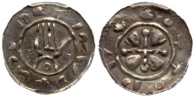 Bohemia. Denar, ND. PCGS AU58