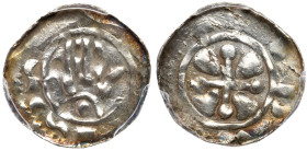 Bohemia. Denar, ND. PCGS AU55