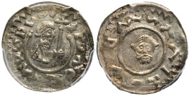 Bohemia. Denar, ND. PCGS AU55