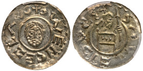 Bohemia. Denar, ND. PCGS MS62