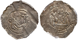 Bohemia. Silver Denar, ND. PCGS AU58