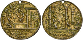 Bohemia. Cast Brass Medal, 1567. XF