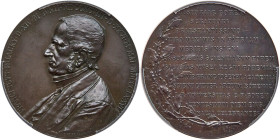 Bohemia. Bronze Medal, 1876. PCGS SP65