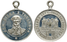 Czechoslovakia. White Metal Medal, 1877. PCGS MS62