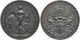 Bohemia. White Metal Medal, ND (c.1900). PCGS AU53