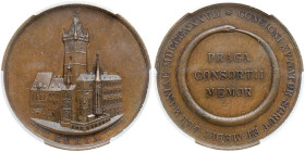 Czechoslovakia. Bronze Medal, 1837. PCGS MS62