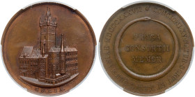 Czechoslovakia. Bronze Medal, 1837. PCGS MS64