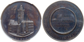 Czechoslovakia. Bronze Medal, 1837. PCGS UNC