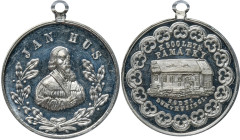 Czechoslovakia. White Metal Medal, ND (1869). PCGS MS64