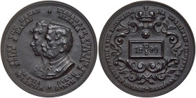 Czechoslovakia. Cast Iron Medal, 1890. XF