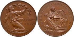 Czechoslovakia. Bronze Medal, 1895. PCGS SP65