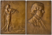 Czechoslovakia. Bronze Plaque, 1910. XF