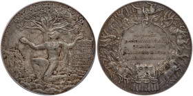 Czechoslovakia. Silvered Bronze Medal, 1918. PCGS MS62