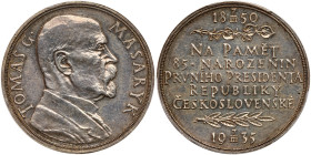 Czechoslovakia. Silver Medal, 1935. PCGS SP62