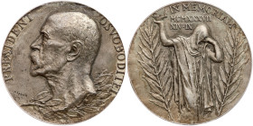 Czechoslovakia. Silver Medal, 1937. PCGS SP63