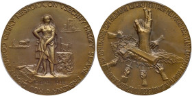 Czechoslovakia. Bronze Medal, 1938. PCGS SP64