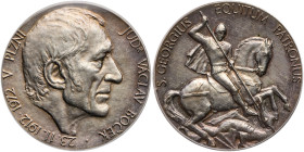 Czechoslovakia. Silver Medal (Koruna), 1972. PCGS UNC
