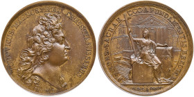 France. Bronze Medal, (1686). PCGS MS63