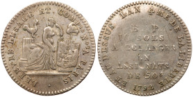 France. Constitution (1791-1792) Silver 10 Sols, 1792. PCGS VF