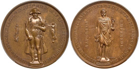 France. Bronze Medal, "1833". PCGS SP63
