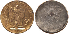 France. Pattern 20 Francs, ND (1878). PCGS AU