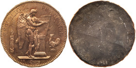 France. Pattern 100 Francs, ND (1879). PCGS AU