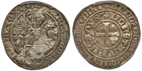 German States: Aachen. Short Cross Groschen, 1421. PCGS XF