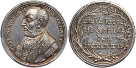 German States: Anhalt-Zerbst. Silver Medal, ND (1730). PCGS MS63