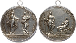 German States: Augsburg. Silver Medal, ND (c.1700). PCGS XF