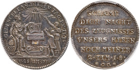 German States: Augsburg. Silver Ducat, 1730. PCGS AU58