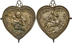 German States: Bavaria. Silver Pendant, ND (c.1700's). VF