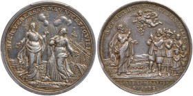 German States: Brandenburg-Prussia. Silver Medal, 1732. PCGS AU53