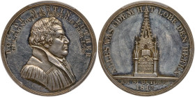 German States: Brandenburg-Prussia. Silver Medal, 1817. PCGS MS62