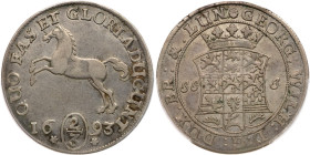 German States: Brunswick-Lüneburg. 2/3 Taler, 1693. PCGS VF35