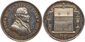German States: Eisleben. Silver Medal, 1883. PCGS MS62