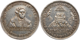 German States: Hamburg. Reformation Silver Medal, 1717. PCGS AU55