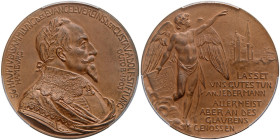 German States: Hamburg. Bronze Medal, 1903. PCGS MS62