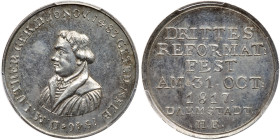 German States: Hesse-Darmstadt. Silver Medal, 1817. PCGS MS62